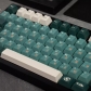 Silent Forest 104+25 Full PBT Dye-subbed Keycaps Set for Cherry MX Mechanical Gaming Keyboard